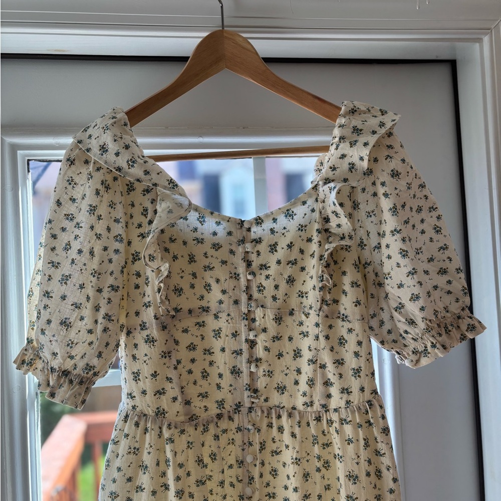 Neuflora Floral Puff Sleeve Dress